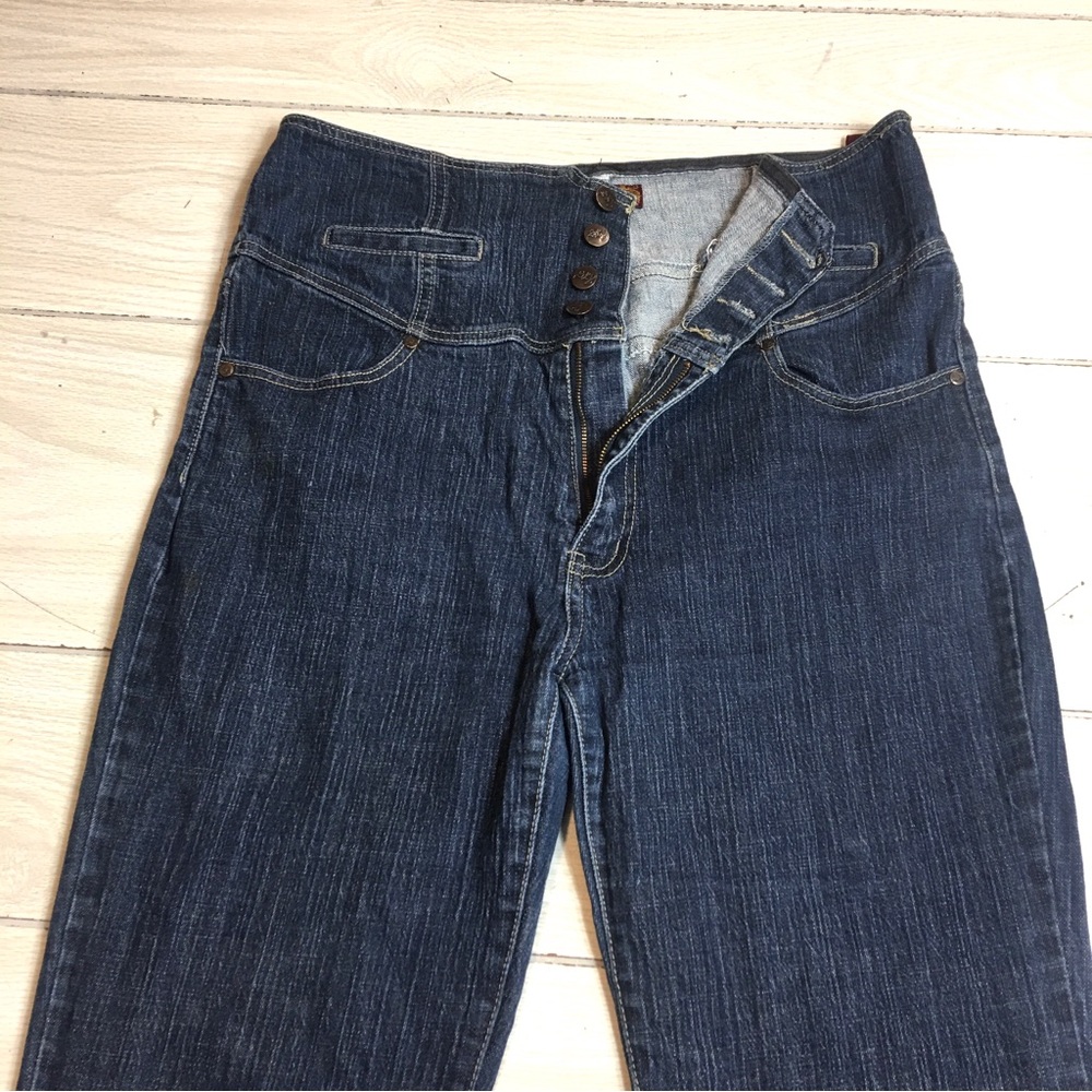 SKY JEANS STRETCH High Ride Fly Button Sz 21/22